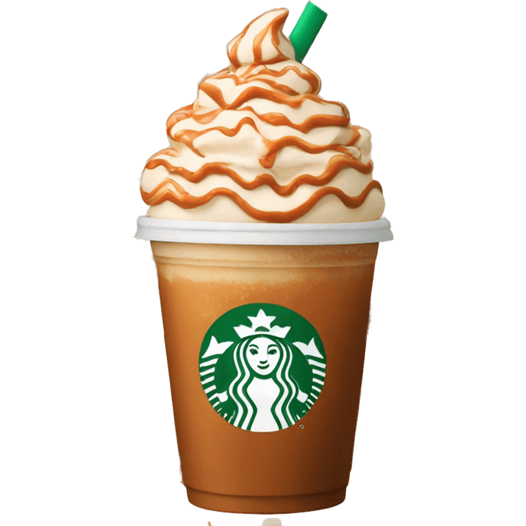 Strawberry caramel starbucks emoji