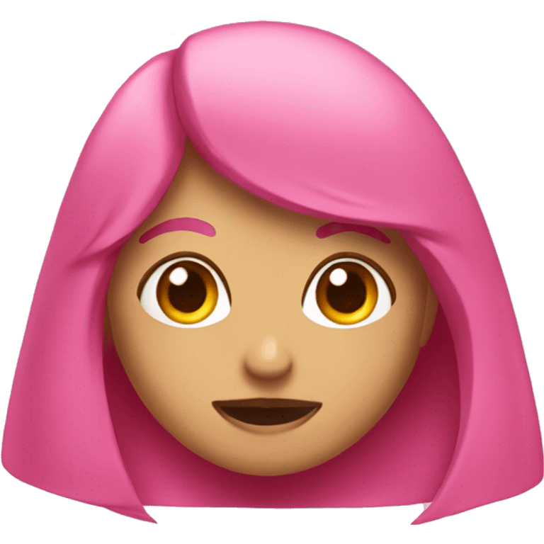 Moño color rosado emoji