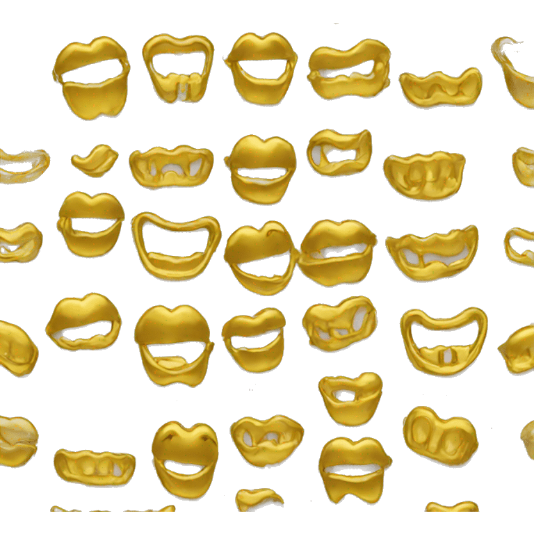 gold grillz emoji