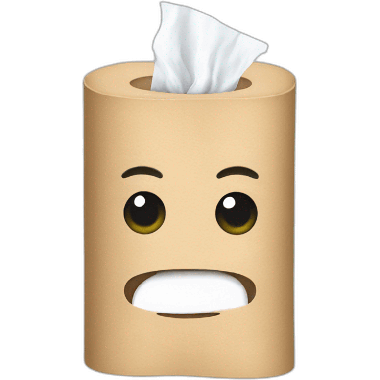 Facial tissue emoji