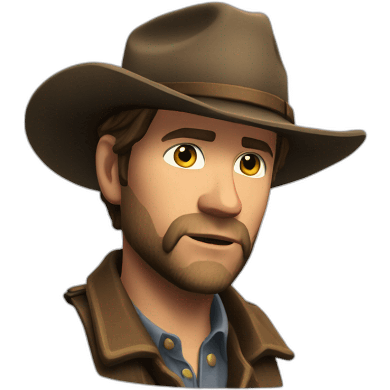 arthur morgan avec chapeau emoji