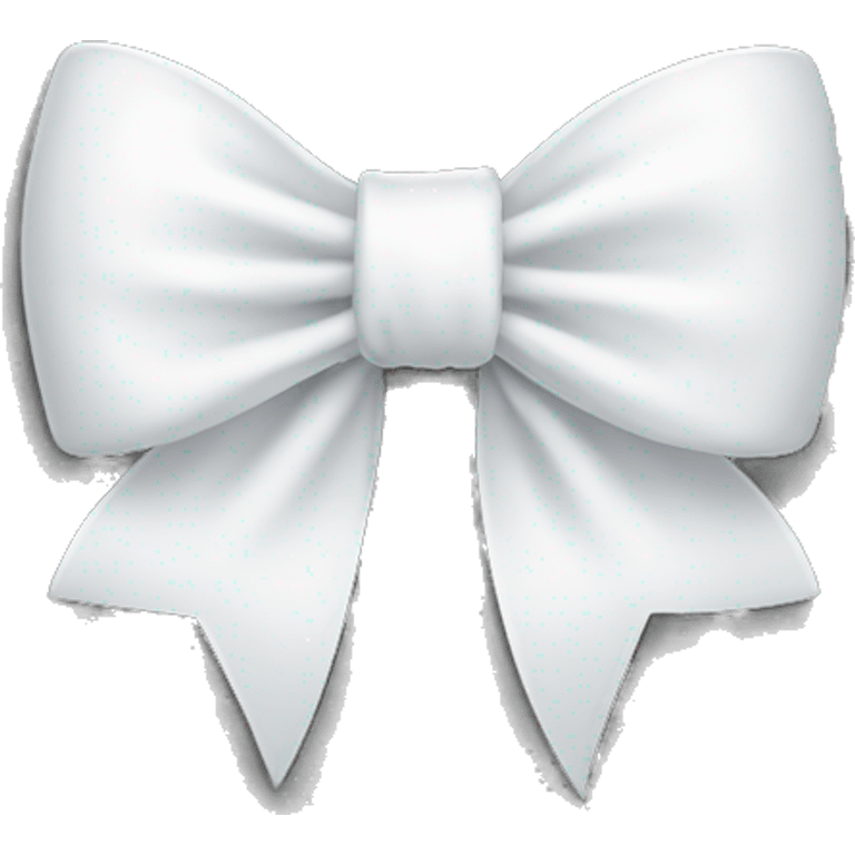 White bow emoji