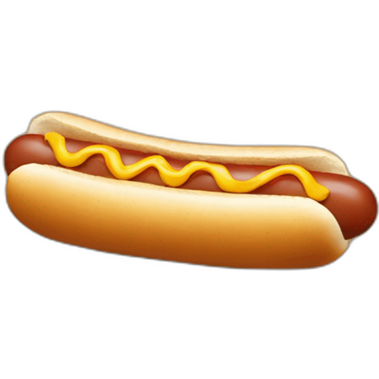 Hot dog emoji