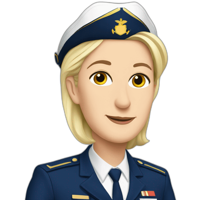 marine le pen airplane pilot emoji