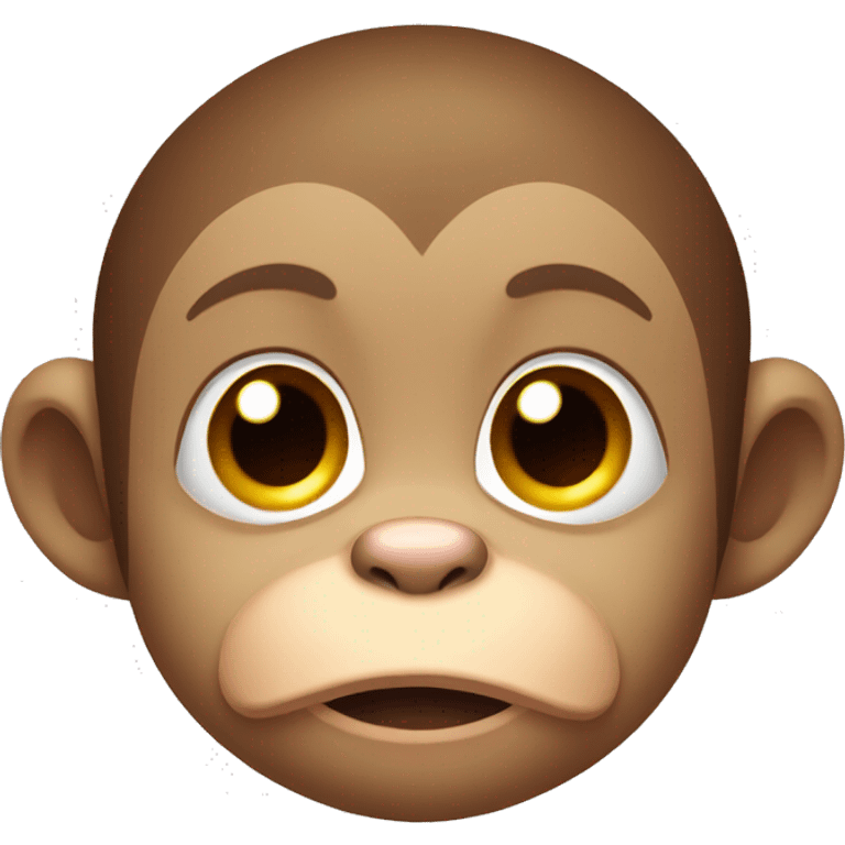 baby Monkey with blocked nose emoji