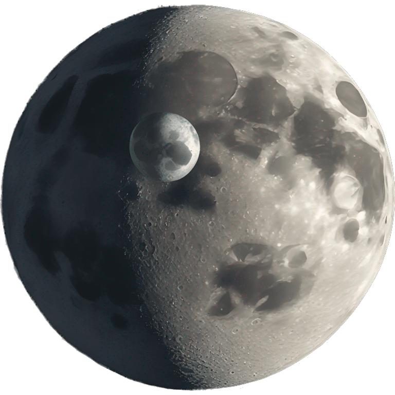 Moon in earth’s roche limit emoji