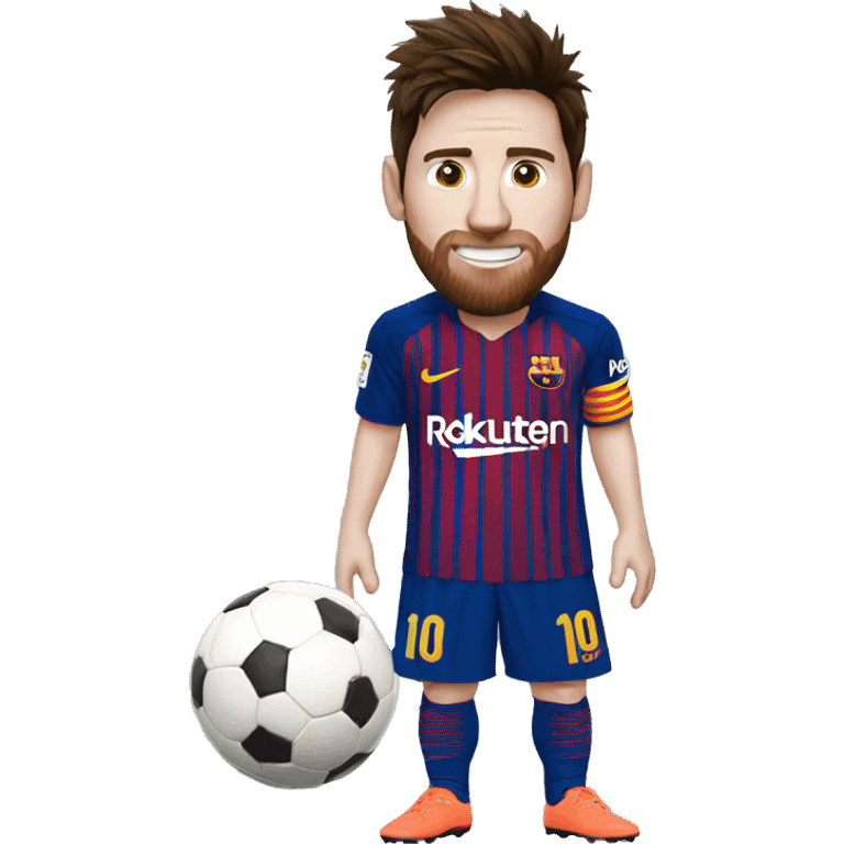 Messi qui boit du lait emoji