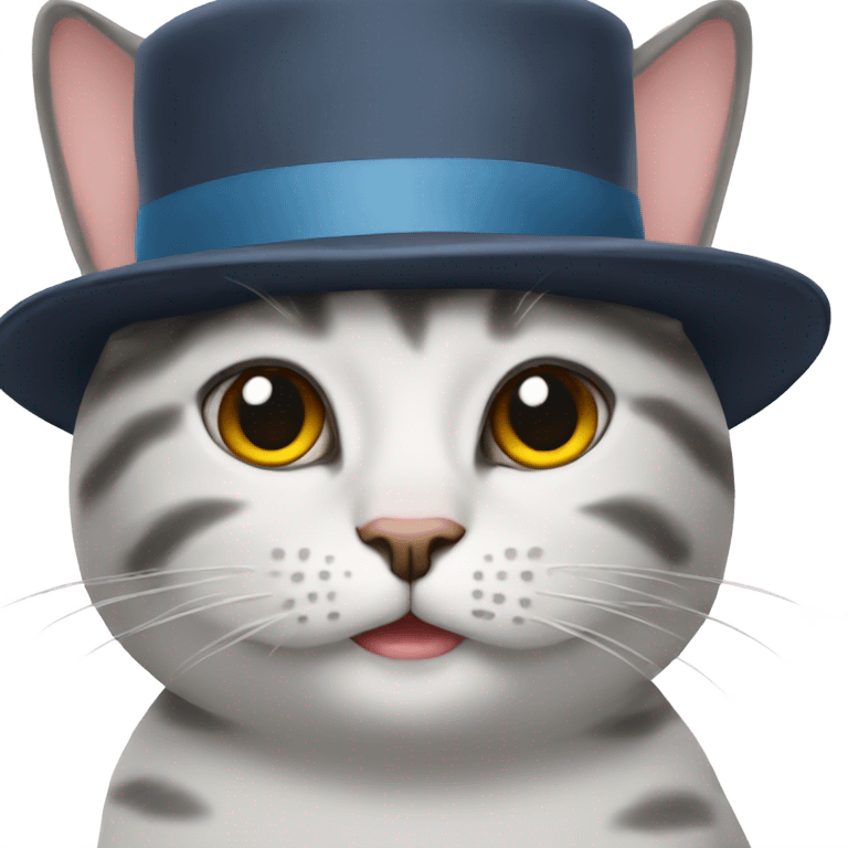 Cat in a hat  emoji