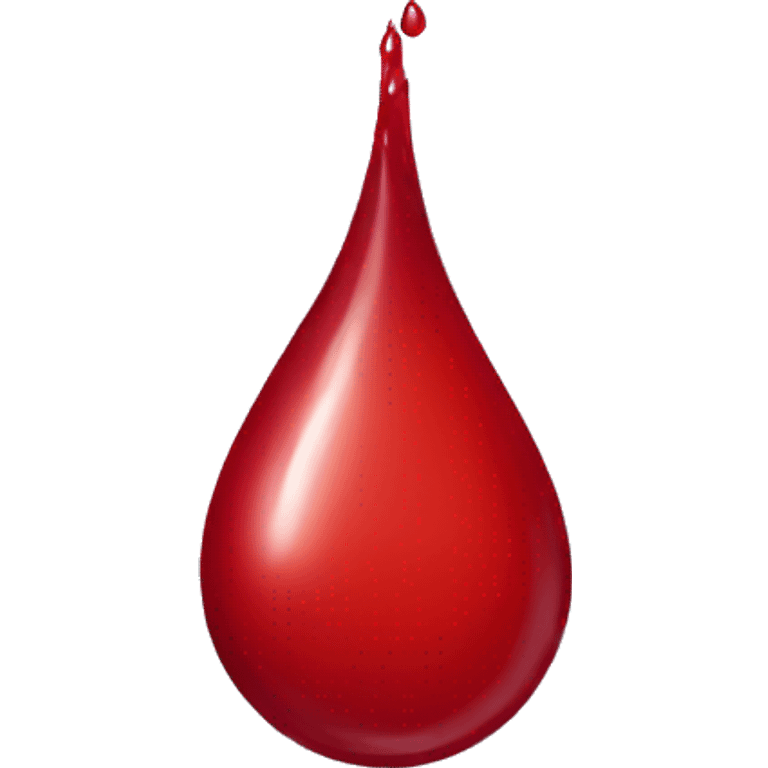 Blood drop emoji