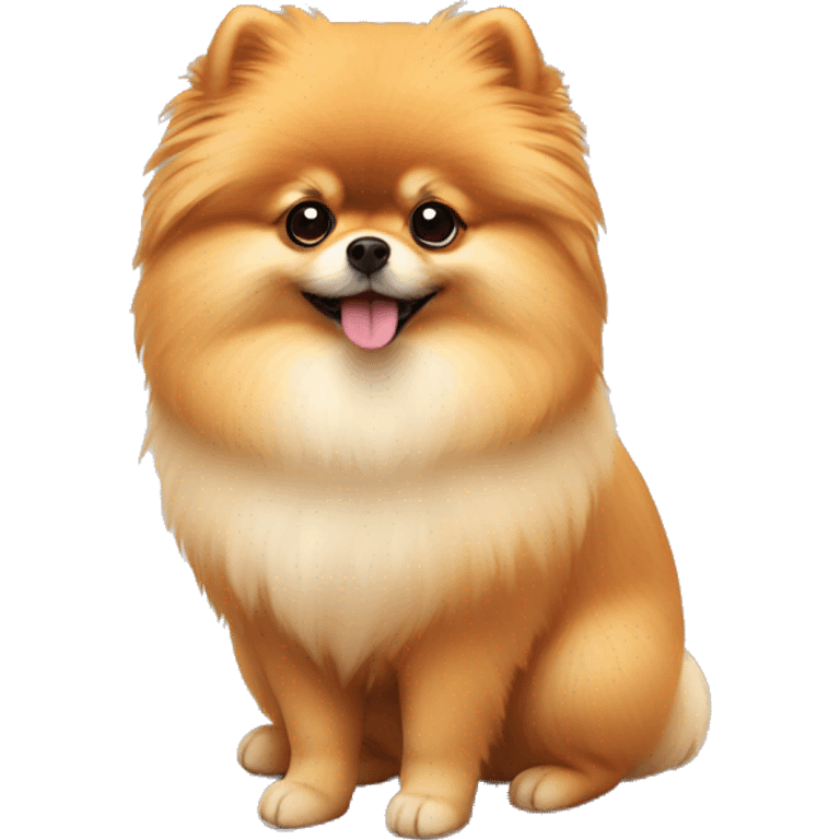 fluffy pomeranian emoji