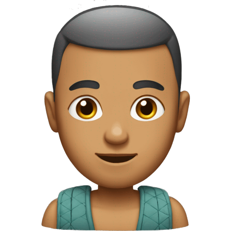 Buzz cut indian  emoji