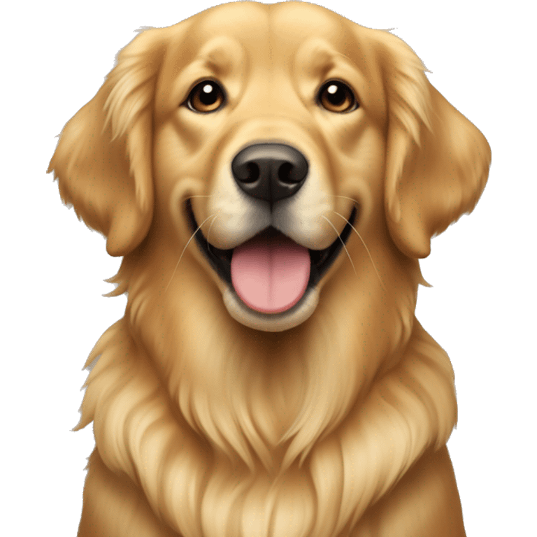 Un golden retriever dolcissimo emoji