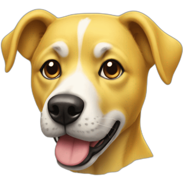 Chien jaune emoji