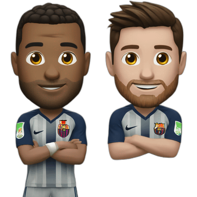 Cr7 bagarre messi emoji