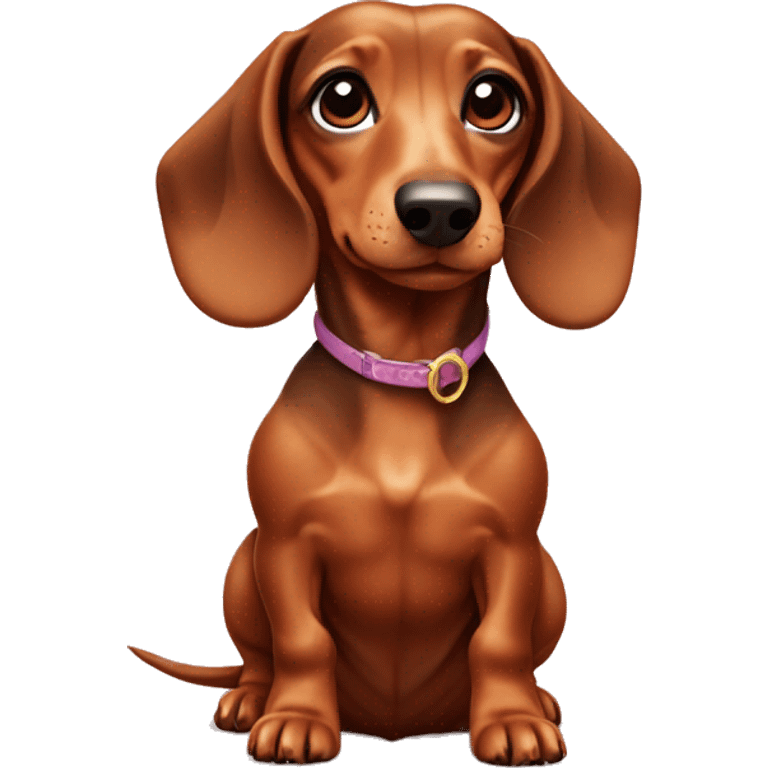 dachshund coquette emoji