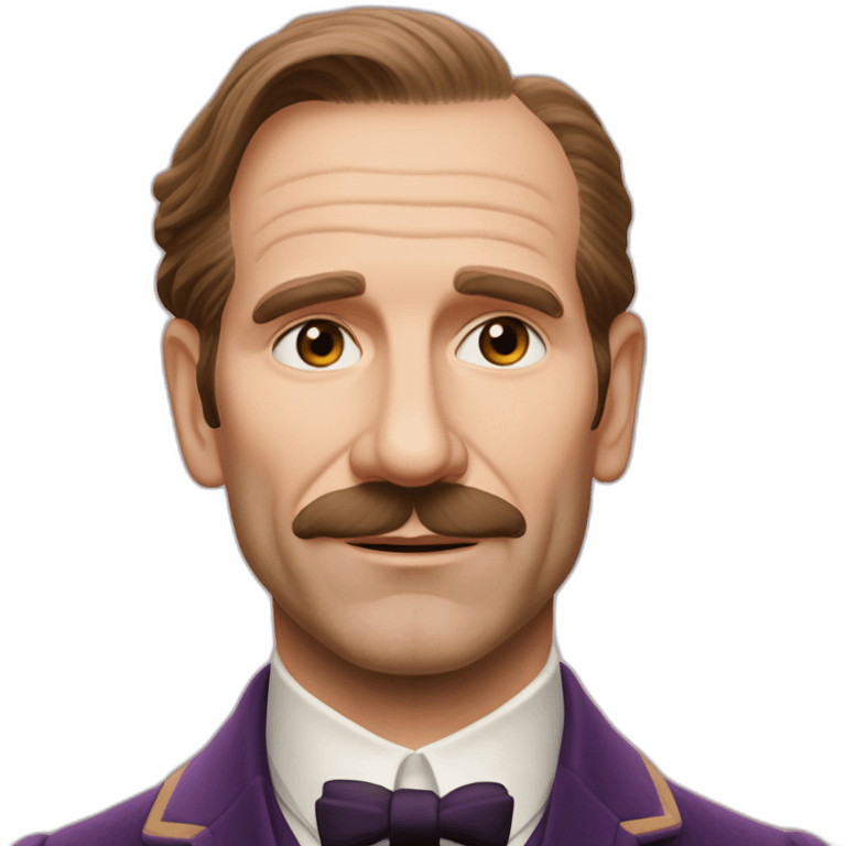 ralph fiennes in grand budapest hotel emoji