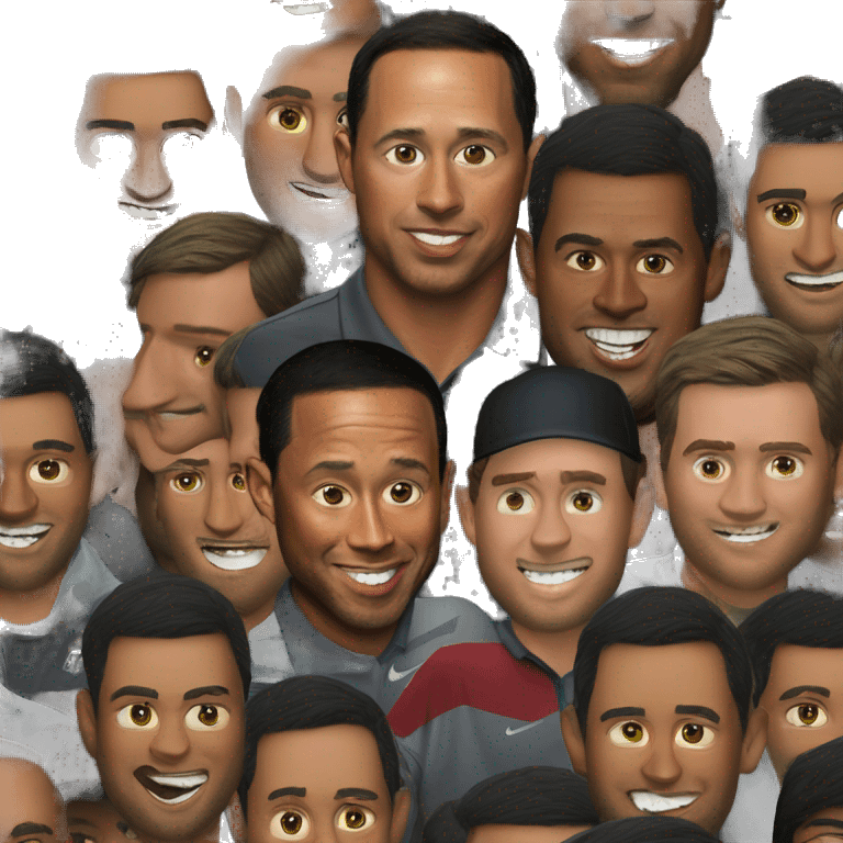 Tiger woods at the club  emoji