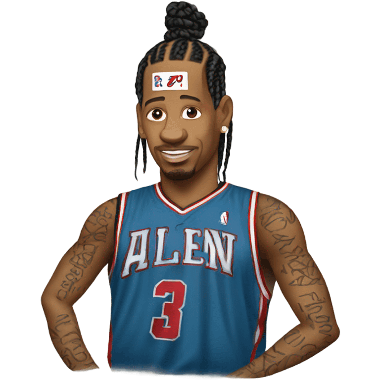 allen iverson braids emoji