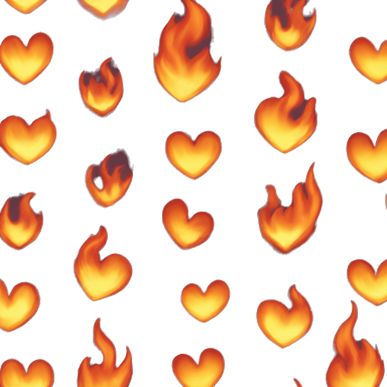 Fire heart emoji