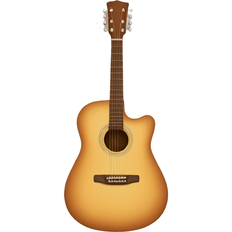 Acoustic guitar emoji