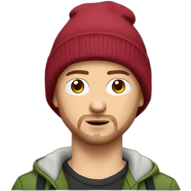 Jesse pinkman with a beanie emoji