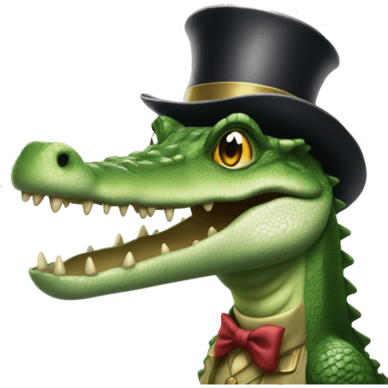 Crocodile as a Magician emoji