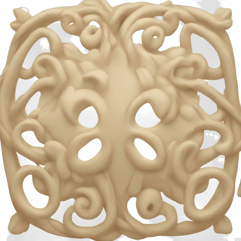 beige ornament emoji