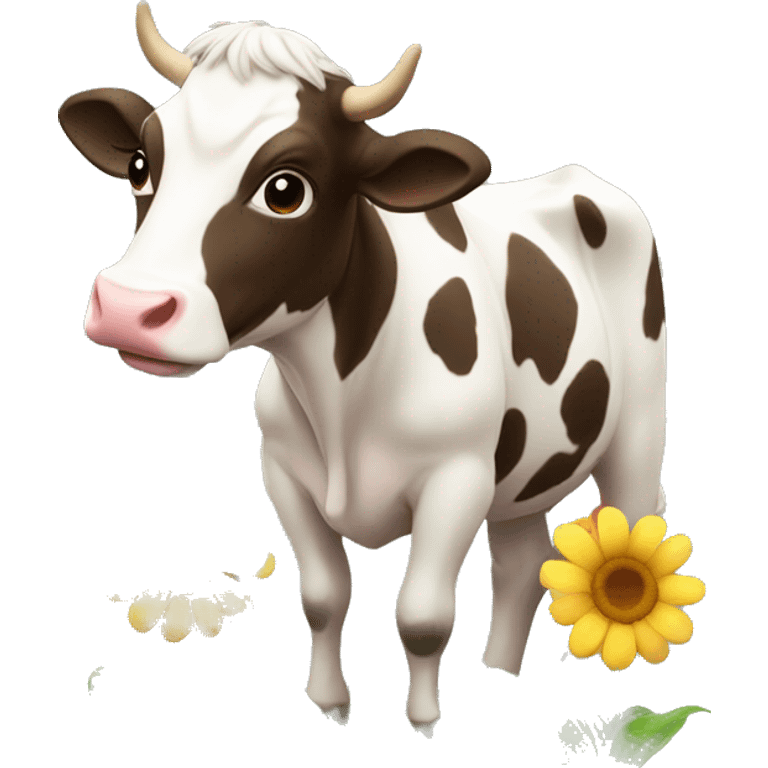 Flower Cows emoji