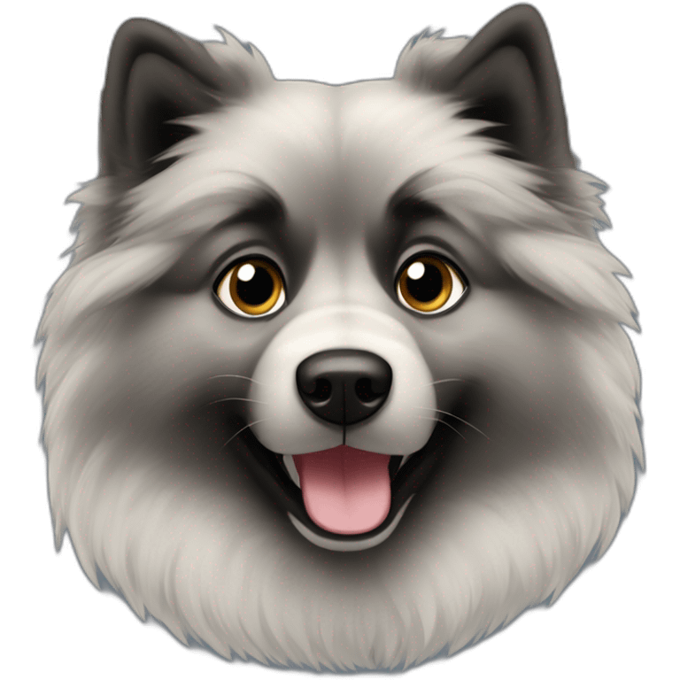 Keeshond named Clara emoji