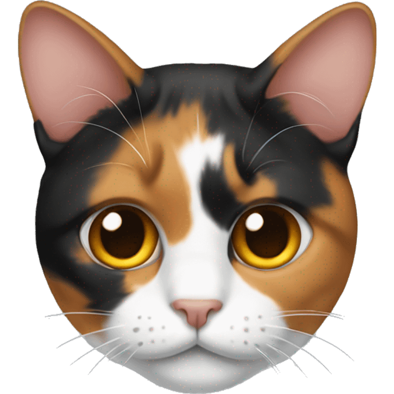 calico cat head  emoji