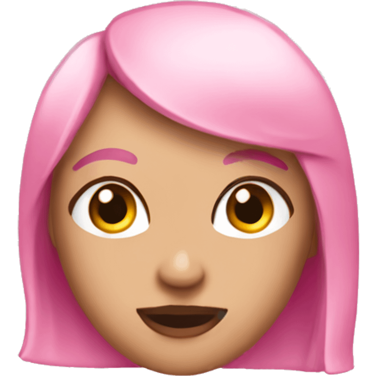 Adore pink emoji