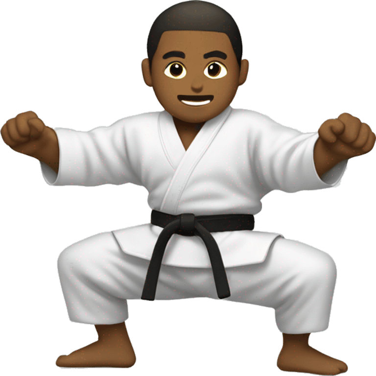 Judo fighters emoji