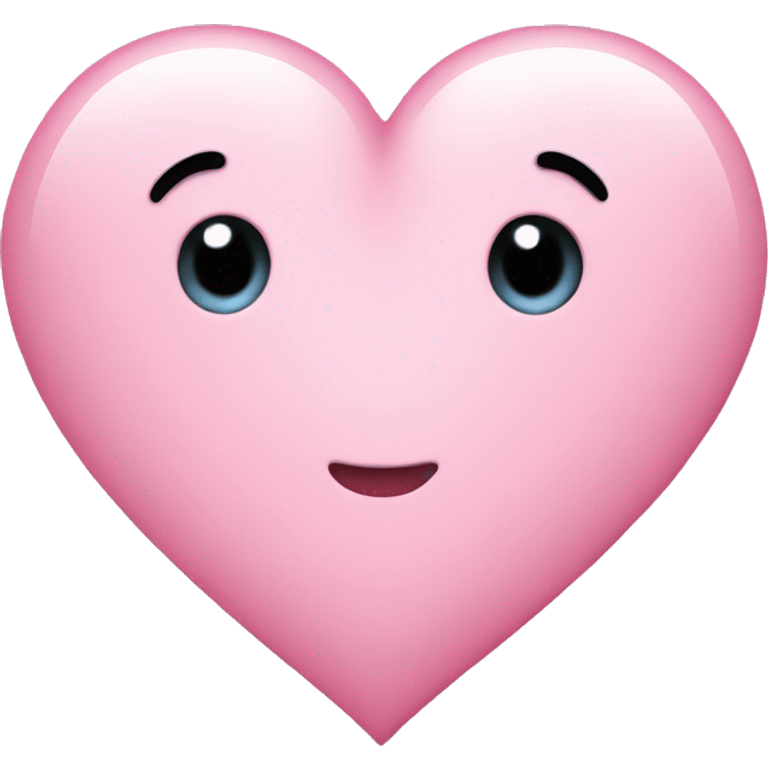 soft pink heart emoji