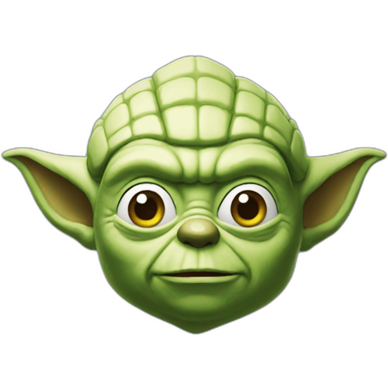 Yoda in mario kart emoji