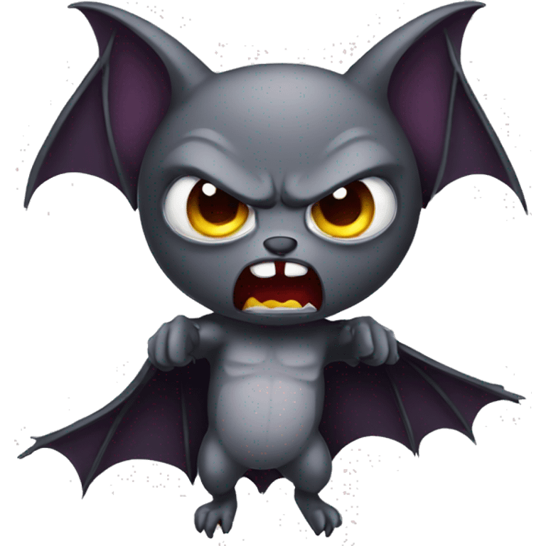 angry bat emoji