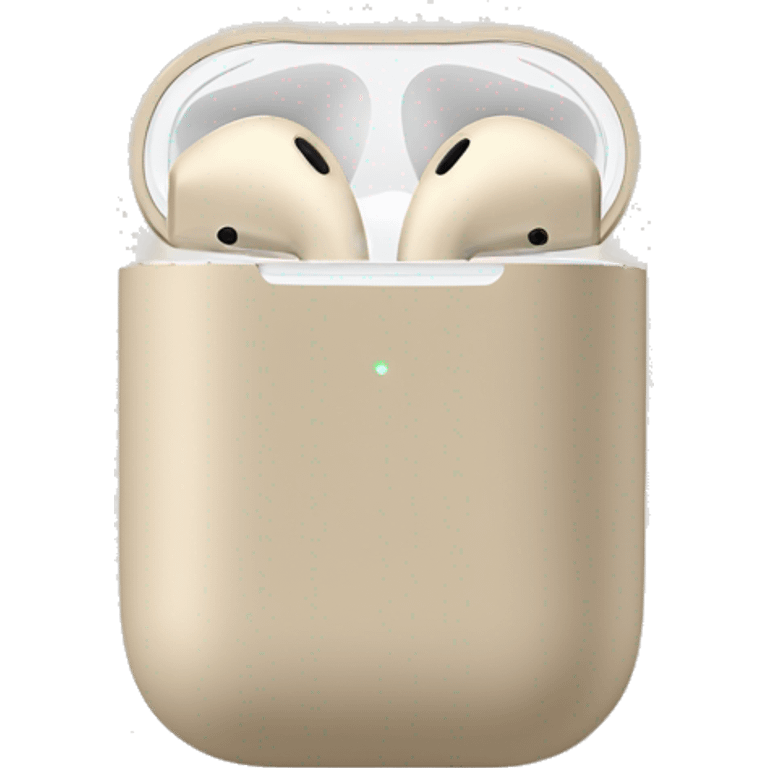 Beige coloured AirPod max headphones no human  emoji