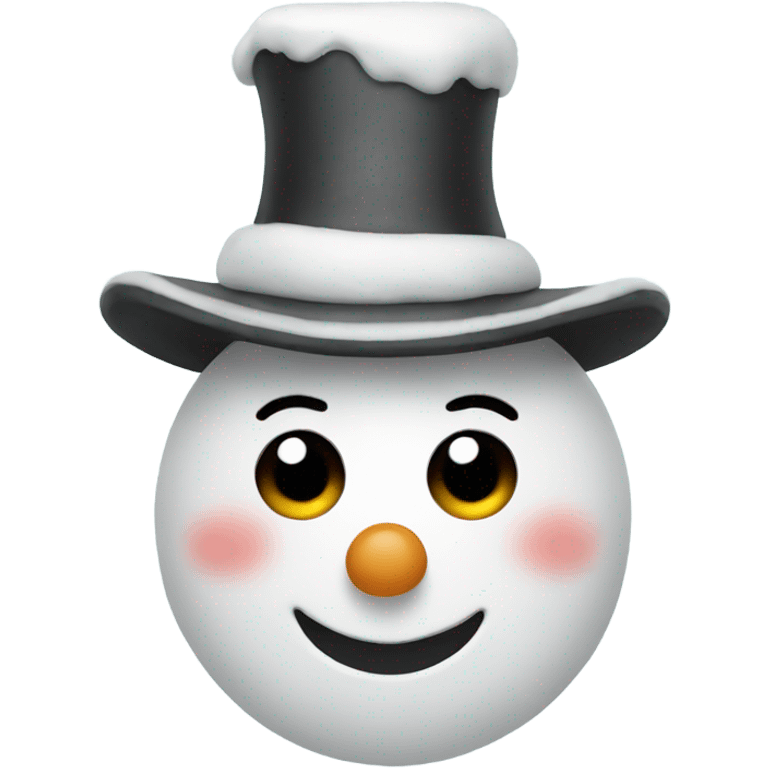 Christmas snowman  emoji