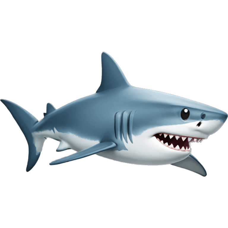 Shark with topchat emoji