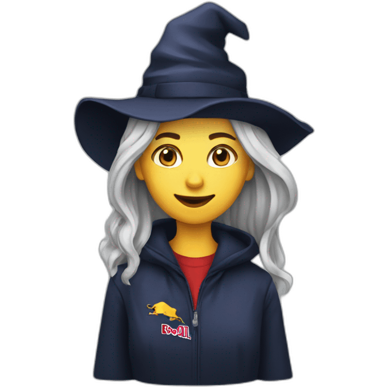 red bull witch journalist emoji