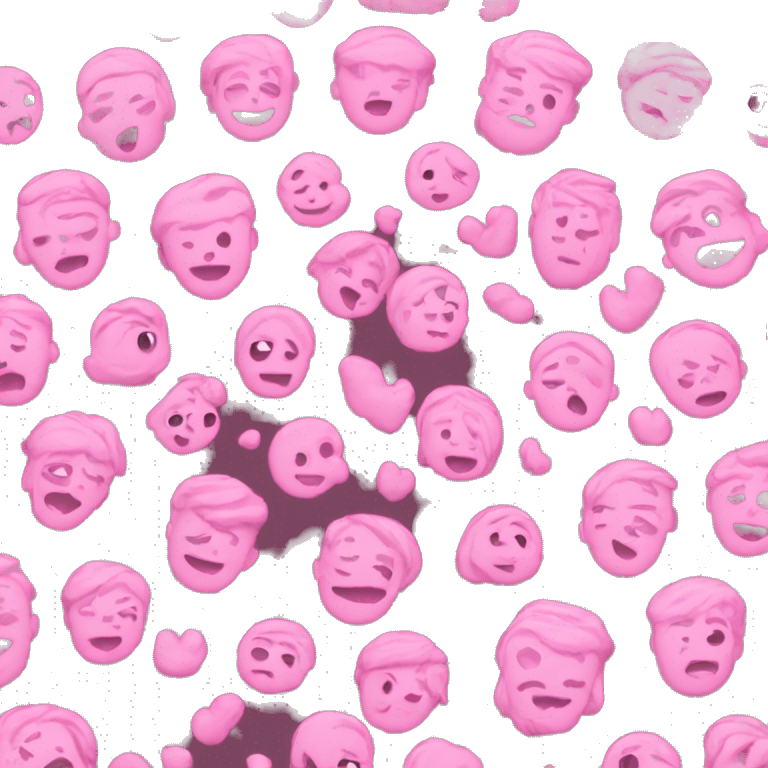 Pink emoji