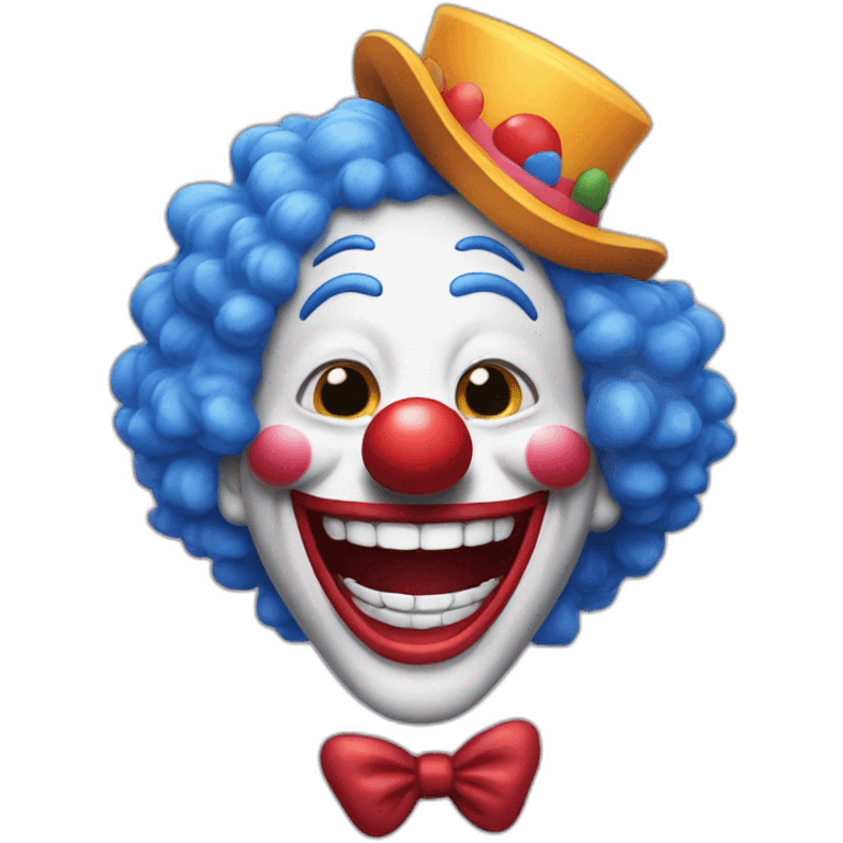 laughing clown emoji