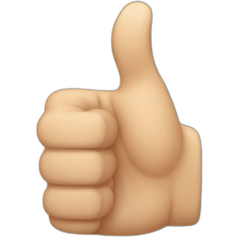 Asian thumbs up emoji