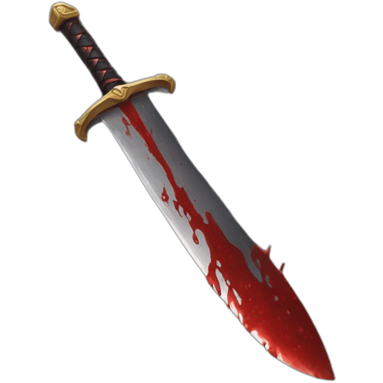 bloody sword emoji