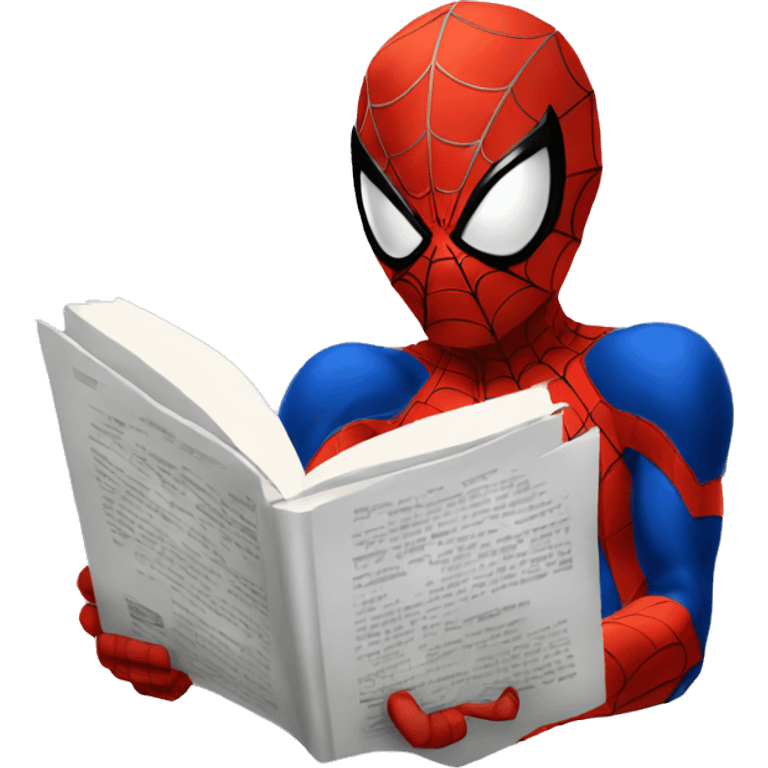 spiderman reading hackernews emoji