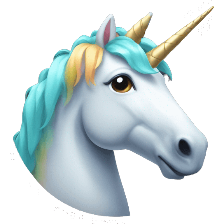 Unicorn with fins emoji