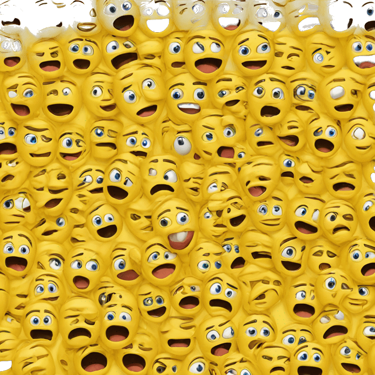 yellow circle face eye twitch emoji