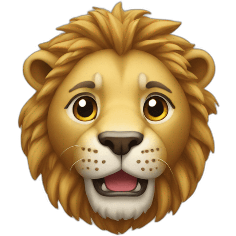 TORTU SUR UN LION emoji