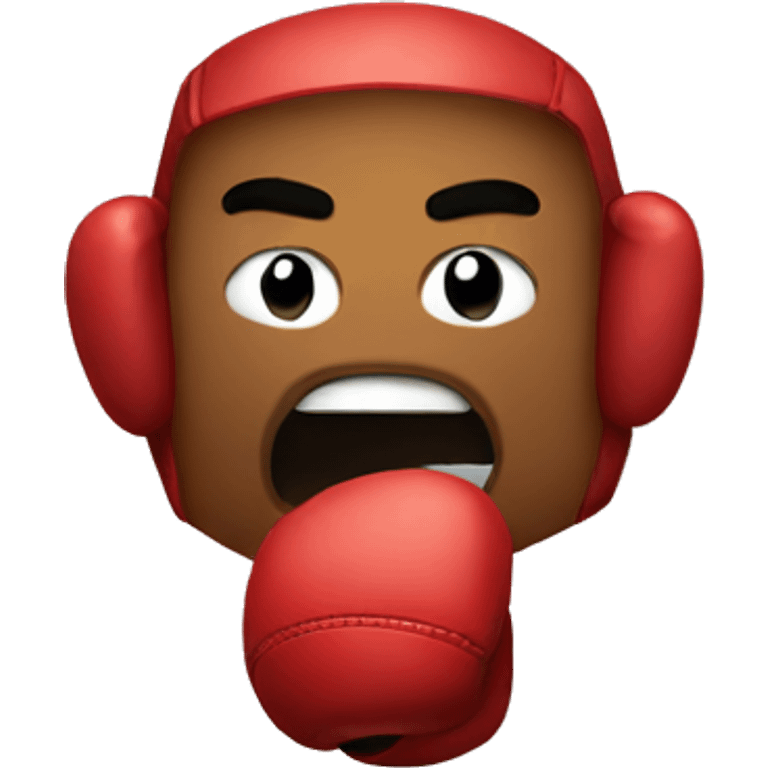 Emoji boxing emoji