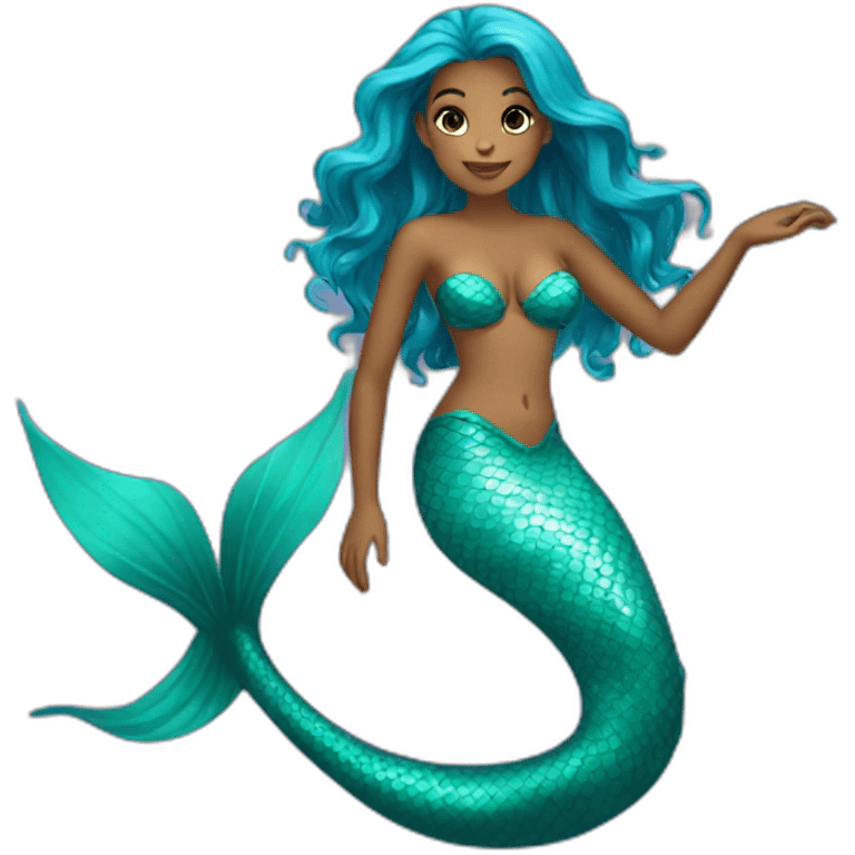 Beautiful-mermaid emoji