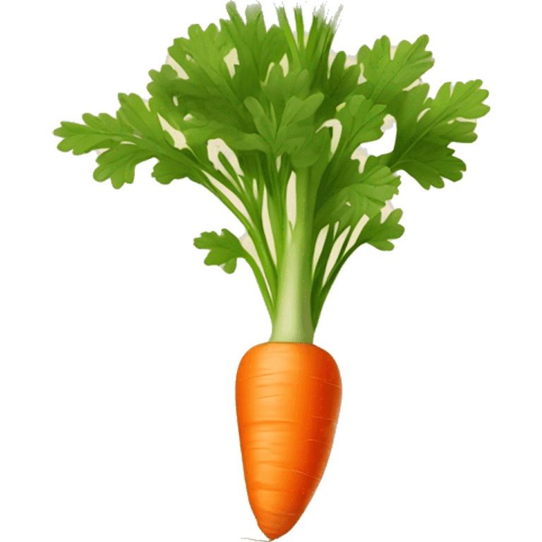 Carrot growing  emoji